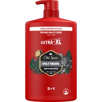 Old Spice Wolfthorn 3 in 1 Shower Gel & Shampoo 1L - Ανδρικό Αφρόλουτρο - Σαμπουάν με Άρωμα Μεγάλης Διάρκειας από Άγριο Κίτρο, Τροπικά Φρούτα, Μανταρίνι & Βανίλια, με Αντλία