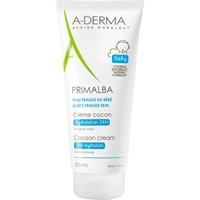A-Derma Primalba Cocoon Cream 24H Hydration for Face & Body 200ml - Βρεφική Ενυδατική Κρέμα Προσώπου - Σώματος