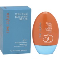 Medisei Time Eraser Color Fluid Sun Shield Spf50, 50ml - Λεπτόρρευστο Αντηλιακό Γαλάκτωμα Προσώπου Υψηλής Προστασίας με Χρώμα & Ματ Αποτέλεσμα