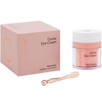 Medisei Time Eraser Caviar Eye Cream 30ml - Πλούσια Αντιγηραντική Κρέμα Ματιών για Ανόρθωση, Σύσφιξη & Θρέψη με Εκχύλισμα από Χαβιάρι & Μεταλλικό Εργαλείο Εφαρμογής για Ελαφρύ Μασάζ