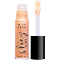 Mon Reve Shiny Lips 8ml - 10 Gold - Ενυδατικό, Ultra-Shiny Lip Gloss Μεγάλης Διάρκειας