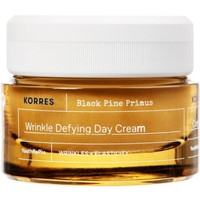 Korres Black Pine Primus Wrinkle Defying Face Day Cream 40ml - Κρέμα-Gel Προσώπου Ημέρας για Λείανση των Ρυτίδων & Ελαστικότητα, Κατάλληλη για Όλους τους Τύπους Επιδερμίδας