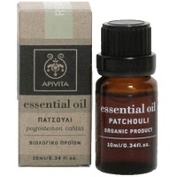 Apivita Essential Oil Patchouli Πατσουλί 10ml - 100% Βιολογικό Αιθέριο Έλαιο με  Ισχυρές Αντιοξειδωτικές Ιδιότητες