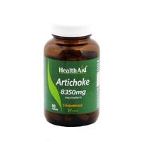 Health Aid Artichoke 8350mg 60tabs - Συμπλήρωμα Διατροφής με Αγκινάρα, Φυσικό Πεπτικό Βοήθημα, Ιδανικό για Δυσπεψία και Φουσκώματα