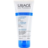 Uriage Bariederm Cica Cleansing Gel with Copper - Zinc 200ml - Καταπραϋντικό Gel Καθαρισμού Προσώπου - Σώματος, Χωρίς Άρωμα - Σάπωνες, Κατάλληλο για Ερεθισμένο & Αδύναμο Δέρμα