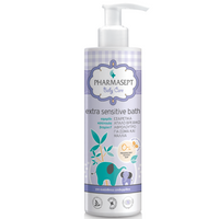 Pharmasept Baby Care Extra Sensitive Bath 250ml - Πολύ Απαλό Βρεφικό Αφρόλουτρο για Σώμα & Μαλλιά