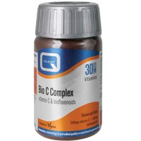 Quest Bio C Complex Vitamin C Bioflavonoids 500mg 30tabs - Συμπλήρωμα Διατροφής που Συμβάλλει στην Παραγωγή Ενέργειας