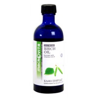 Macrovita Birch Oil 100ml - Έλαιο Σημύδας για την Πρόληψη της Κυτταρίτιδας