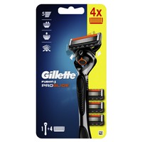 Gillette Fusion 5 Proglide Razors 4 Τεμάχια & Δώρο Λαβή 1 Τεμάχιο - Ανδρικές Ανταλλακτικές Κεφαλές με 5 Λεπίδες Κατά των Ερεθισμών για Βαθύ Ξύρισμα που Διαρκεί & Λαβή Ανδρικής Ξυριστικής Μηχανής