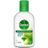 Dettol Antiseptic Hand Gel 200ml - Αντισηπτικό Gel Χεριών, Εξουδετερώνει το 99,9% των Βακτηρίων & των Ιών