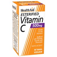 Health Aid Esterified Vitamin C 500mg 60veg.tabs - Συμπλήρωμα Διατροφής με Βιταμίνη C 500mg Εύκολης Αφομοίωσης και Γρήγορης Απορρόφησης