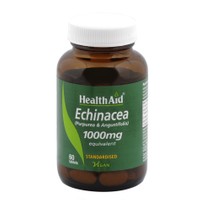 Health Aid Echinacea 1000mg 60tabs - Συμπλήρωμα Διατροφής, Φυσικό Αντιβιοτικό, Ιδανικό σε Περιπτώσεις Γρίπης και Κρυολογήματος