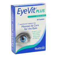 Health Aid EyeVit Plus 30caps - Συμπλήρωμα Διατροφής για την Φροντίδα των Ματιών