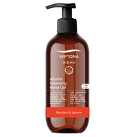 Septona Senses Alcohol Cleansing Hand Gel 70% ethanol Mandarin & Jasmine 300ml - Gel Καθαρισμού Χεριών με 70% Οινόπνευμα & Άρωμα Μανταρίνι, Γιασεμί