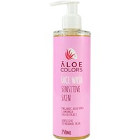 Aloe Colors Face Wash Gel Sensitive Skin 250ml - Gel Καθαρισμού & Ντεμακιγιάζ Προσώπου για Κανονική & Ευαίσθητη Επιδερμίδα