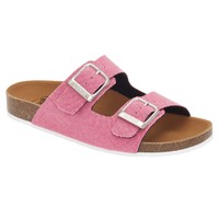 Scholl Shoes Greeny Malaren Fuchsia 1 Ζευγάρι - Γυναικεία Καλοκαιρινά Ανατομικά Παπούτσια Χαρίζουν Σωστή Στάση & Φυσικό Χωρίς Πόνο Βάδισμα