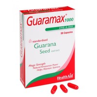 Health Aid Guaramax 1000 250mg 30caps - Συμπλήρωμα Διατροφής για Τόνωση και Αναζωογόνηση