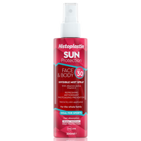 Histoplastin Sun Protection Face & Body Spf30 Invisible Mist Spray 200ml - Mist Υψηλής Αντηλιακής Προστασίας για Γρήγορο, Λαμπερό και Έντονο Μαύρισμα που Διαρκεί