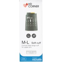 Microlife Hd Corner Conical Wide Range Soft Cuff for Uper Arm M-L, 22-42cm 1 Τεμάχιο - Κωνική Περιχειρίδα Βραχίονα Πιεσόμετρου Ενηλίκων