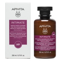 Apivita Intimate Care Lady Gentle Foam Cleanser - 200ml - Απαλό Κρεμώδες Gel Καθαρισμού Ευαίσθητης Περιοχής με Αλόη & Πρόπολη