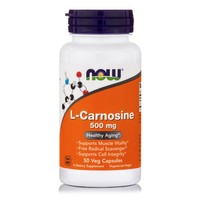 Now Foods L-Carnosine 500mg Συμπλήρωμα Διατροφής με Αντιοξειδωτικούς & Αντιγηραντικούς Παράγοντες για τον Οργανισμό 50veg.caps