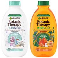 Garnier Πακέτο Προσφοράς Botanic Therapy Lion King Kids 2 in 1 Shampoo & Conditioner 400ml & Frozen Kids 2 in 1 Shampoo & Conditioner 400ml - Παιδικό Σαμπουάν & Μαλακτική Κρέμα Μαλλιών Εμπλουτισμένο με Κεράσι, Αμύγδαλο & Παιδικό Σαμπουάν & Μαλακτική Κρέμα Μαλλιών Εμπλουτισμένο με Κρέμα Ρυζιού, Γάλα Βρώμης