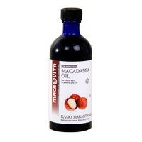 Macrovita Macadamia Oil with Vitamins E + C + F 100ml - Έλαιο Μακαντάμια με Ενυδατικές & Αντιγηραντικές Ιδιότητες