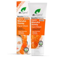Dr Organic Manuka Honey Face Mask 125ml - Μάσκα Προσώπου με Βιολογικό Μέλι Μανούκα για Βαθύ Καθαρισμό & Θρέψη Ιδανική για Ξηρές Επιδερμίδες