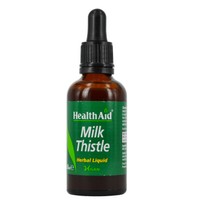 Health Aid Milk Thistle Liquid 50ml - Συμπλήρωμα Διατροφής Γαϊδουράγκαθο, Φυσικό Αποτοξινωτικό