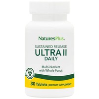 Natures Plus Ultra II Just One Tablet Daily Multivitamin 30tabs - Πολυβιταμινούχο Συμπλήρωμα Διατροφής Βραδείας Αποδέσμευσης για Ενέργεια & Τόνωση