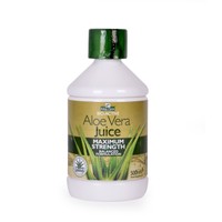 Optima Aloe Vera Juice 100% Φυσικός Χυμός Αλόης 500ml - 100% Φυσικός Χυμός Αλόης, Συμβάλλει στην Καλή Λειτουργία του Γαστρεντερικού Συστήματος & Ανακουφίζει Από Φούσκωμα & Μετεωρισμό