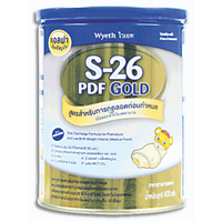 Wyeth S-26 PDF Gold Γάλα για Λιποβαρή & Πρόωρα Βρέφη Ολοκληρωμένη & Ισορροπημένη Σύνθεση της Διαιτιτικής Αγωγής στο Σπίτι 400gr