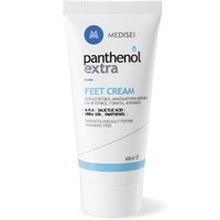 Medisei Panthenol Extra Feet Cream 60ml - Κρέμα Απολέπισης, Ανάπλασης & Ενυδάτωσης, Κατάλληλη για Φτέρνες, Γόνατα και Αγκώνες