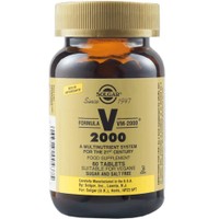 Solgar Formula VM-2000, 60tabs - Συμπλήρωμα Διατροφής Πολυβιταμινών, Μετάλλων & Ιχνοστοιχείων για Ενέργεια, Τόνωση, Πνευματική Διαύγεια & Δυνατό Ανοσοποιητικό