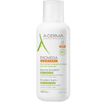 A-Derma Exomega Control Emollient Balm 400ml - Μαλακτικό, Καταπραϋντικό Βάλσαμο Προσώπου - Σώματος Κατάλληλο για Ατοπικό ή Πολύ Ξηρό Δέρμα