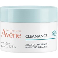 Avene Cleanance Mattifying Aqua Gel 50ml - Ενυδατική Κρέμα-Gel που Καταπραΰνει & Χαρίζει Ματ Όψη σε Μεικτό, Λιπαρό με Ακμή ή με Ατέλειες Δέρμα