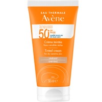 Avene Unifying Spf50+ Tinted for Dry Sensitive Skin Cream 50ml - Αντηλιακή Κρέμα Προσώπου Λαιμού με Χρώμα Πολύ Υψηλής Προστασίας, για το Ξηρό Ευαίσθητο Δέρμα