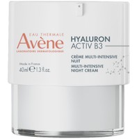 Avene Hyaluron Activ B3 Multi-Intense Night Cream 40ml - Εντατική Αντιγηραντική Κρέμα Νυκτός με Υαλουρονικό Οξύ για Ολοκληρωμένη Επανόρθωση