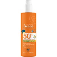 Avene Resistant Spf50+ Family Spray 400ml - Παιδικό Αντηλιακό Σπρέι Πολύ Υψηλής Προστασίας για Ευαίσθητο Δέρμα με Τριπλή Αντίσταση στο Νερό, την Άμμο & τον Ιδρώτα