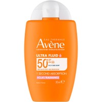 Avene Radiance Spf50+,1 Second Absorption Ultra Fluid 50ml - Λεπτόρρευστο Αντηλιακό Προσώπου Πολύ Υψηλής Προστασίας Άμεσης Απορρόφησης για Φυσική Λάμψη του Δέρματος & Πρόληψη της Γήρανσης
