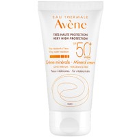 Avene Very High Protection Spf50+ Mineral Cream 50ml - Αντηλιακή Κρέμα Προσώπου Πολύ Υψηλής Αντηλιακής Προστασίας για μη Ανεκτικά Δέρματα