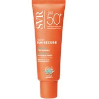 SVR Sun Secure Spf50+ Invisible Finish Fluid 50ml - Αντηλιακό Προσώπου με Λεπτόρευστη, Ανάλαφρη Υφή Πολύ υψηλής Προστασίας με Άρωμα