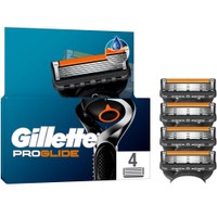 Gillette Fusion 5 ProGlide Men’s Razor Blade Refills 4 Τεμάχια - Ανταλλακτικές Κεφαλές Ανδρικής Ξυριστικής Μηχανής με 5 Λεπίδες Κατά των Ερεθισμών για Βαθύ Ξύρισμα που Διαρκεί
