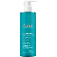 Avene Cleanance Face & Body Cleansing Gel 400ml - Καθαριστικό Τζελ Προσώπου & Σώματος για Μικτές, Λιπαρές ή με Τάση Ακμής Επιδερμίδες