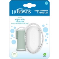 Dr. Brown's Finger Toothbrush 3m+, 1 Τεμάχιο - Βρεφική Δαχτυλική Οδοντόβουρτσα Σιλικόνης