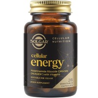 Solgar Cellular Energy 28veg.caps - Συμπλήρωμα Διατροφής με Niagen, Βιταμίνες Β & C, για Υποστήριξη του Φυσιολογικού Κυτταρικού Μεταβολισμού & την Παραγωγή Ενέργειας, Συμβάλλοντας στη Μείωση της Κούρασης & Κόπωσης με Αντιοξειδωτική Προστασία