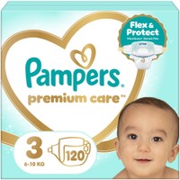 Pampers Premium Care Νο3 (6-10kg) 120 πάνες - 