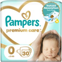 Pampers Premium Care Micro No0 (<3kg) 30 πάνες