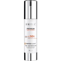 Froika Premium Sunscreen Spf50+ Broad Spectrum 50ml - Tinted Light - Αντηλιακό Προσώπου με Πολύ Υψηλή Προστασία Ευρέος Φάσματος & Χρώμα