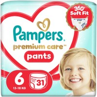 Pampers Premium Care Pants Jumbo Pack No6 (15+Kg) 31 πάνες
